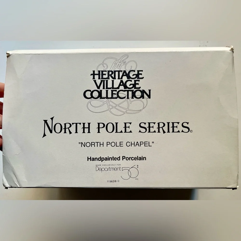 Department 56 North Pole Chapel - North Pole Series - Picture 6 of 6